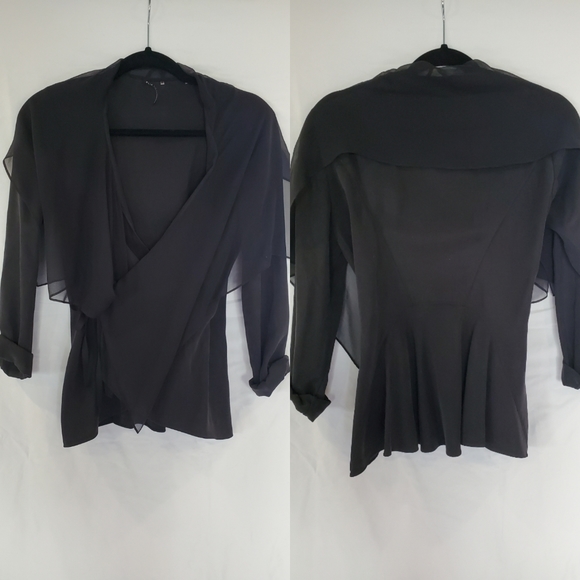 Elie Tahari wrap blouse - Picture 1 of 2